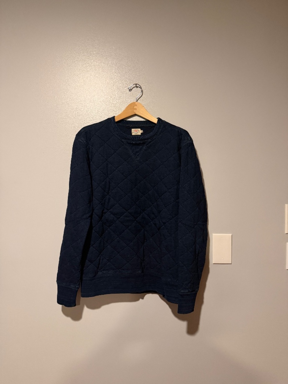 Faherty Indigo Crewneck